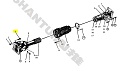 Болт кардана ZL30C-04005 SL30W D14 L42 Болт кардана ZL30C-04005 SL30W D14 L42