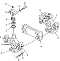 Муфта карданная в сборе 154-20-10002 Муфта карданная в сборе 154-20-10002